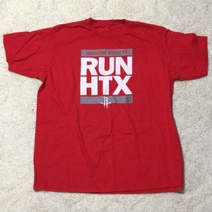 Men's XXL Fanatics Houston Rockets RUN HTX shirt